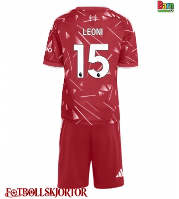 Liverpool Giovanni Leoni #15 Hemmakläder Barn 2026-27 Kortärmad (+ Korta byxor)